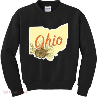 Ohio Floral Cute Flower Kids Sweatshirt