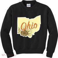 Ohio Floral Cute Flower Kids Sweatshirt thumb 0