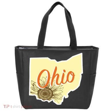 Ohio Floral Cute Flower Tote Bag