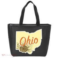Ohio Floral Cute Flower Tote Bag thumb 0