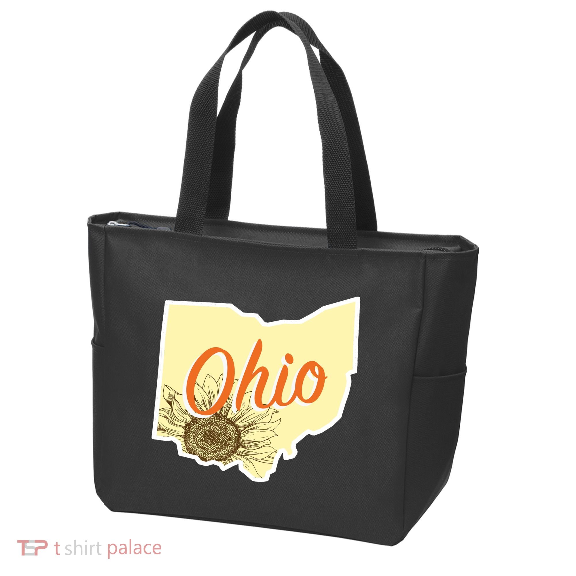 Ohio Floral Cute Flower Tote Bag