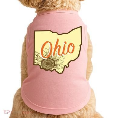 Ohio Floral Cute Flower Doggie Tank
