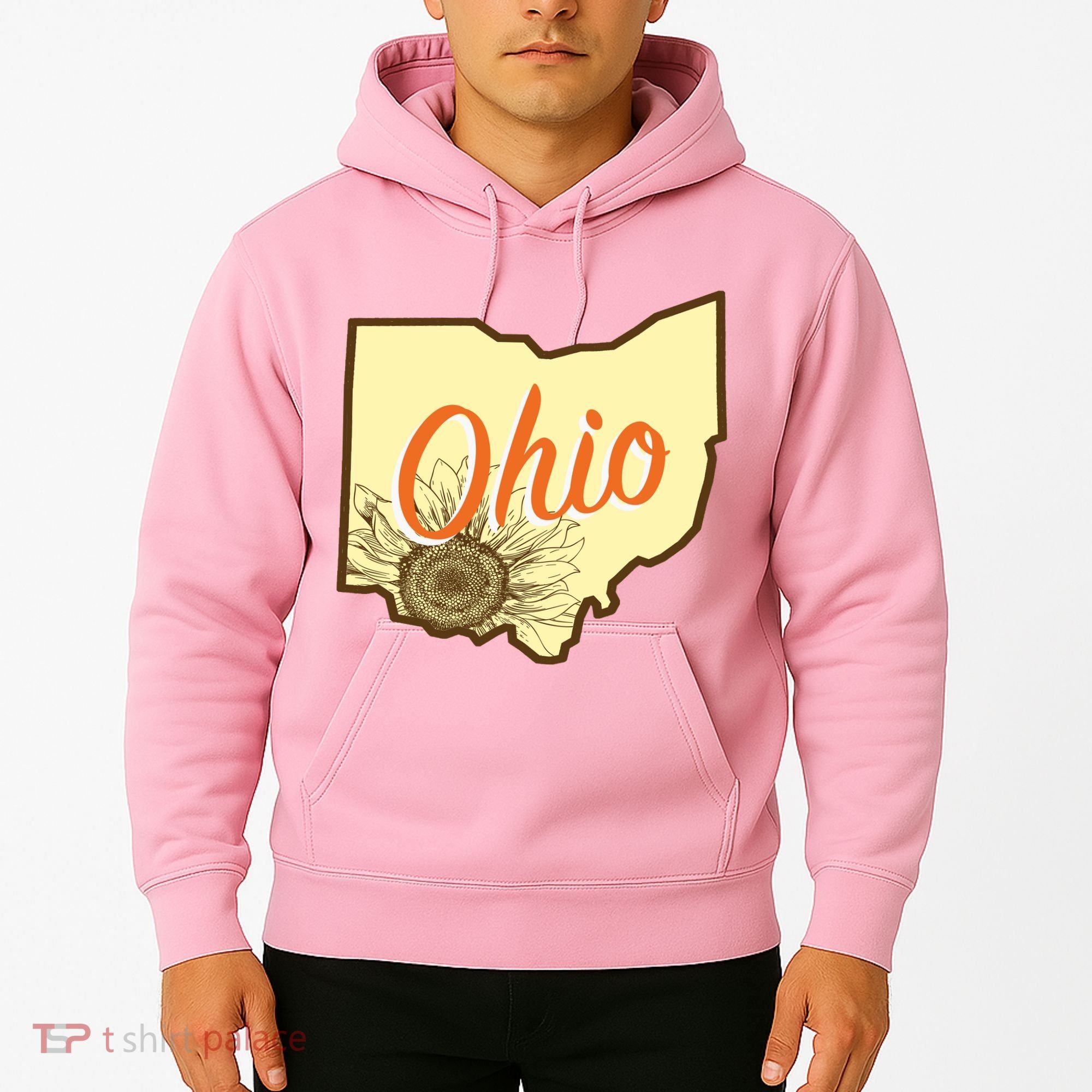 Ohio Floral Cute Flower Hoodie