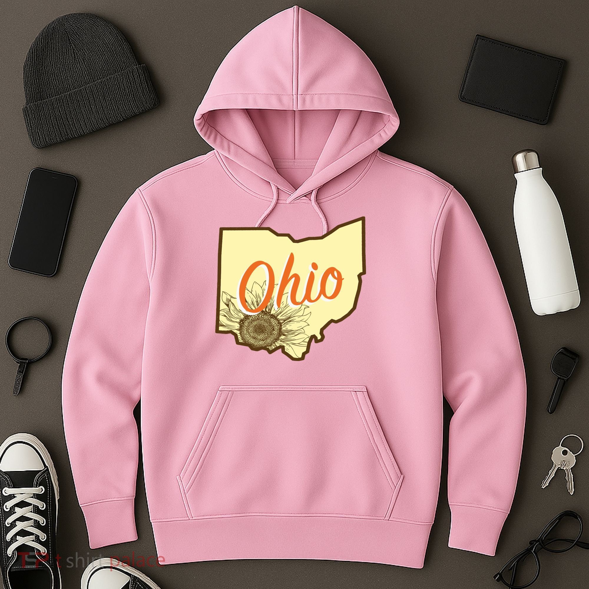 Ohio Floral Cute Flower Hoodie