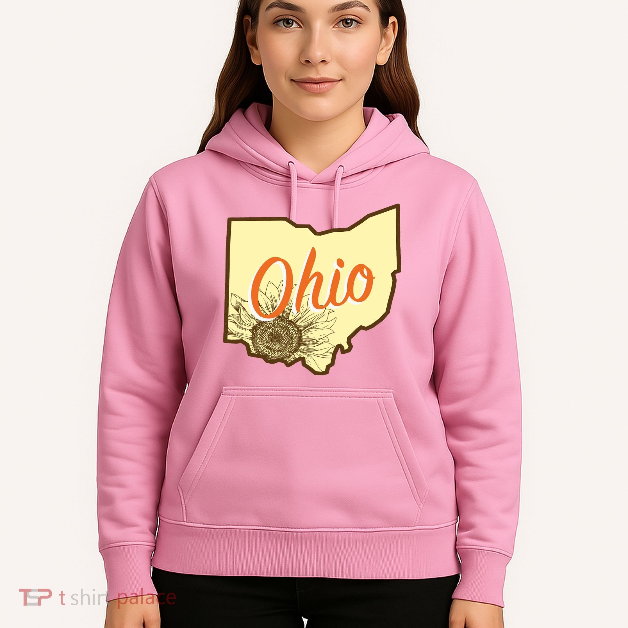 Ohio Floral Cute Flower Hoodie