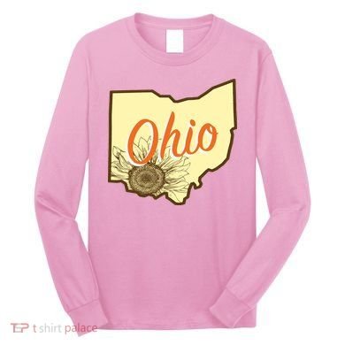 Ohio Floral Cute Flower Long Sleeve Shirt