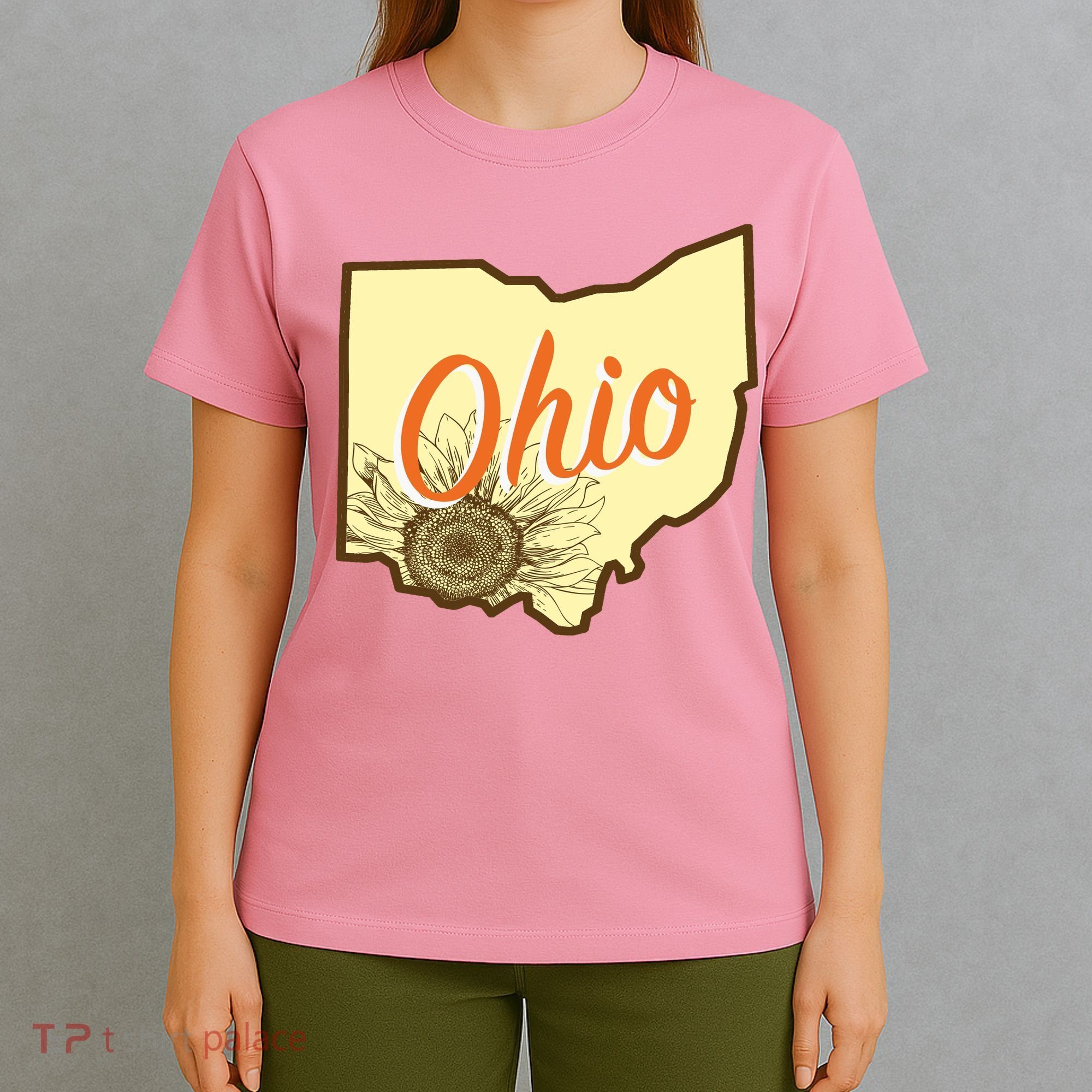 Ohio Floral Cute Flower T-Shirt