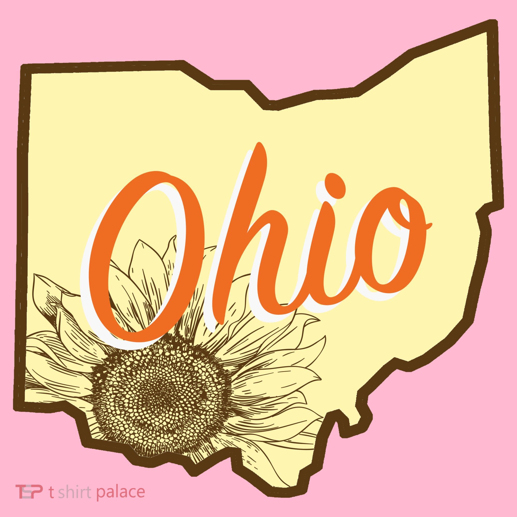Ohio Floral Cute Flower Button