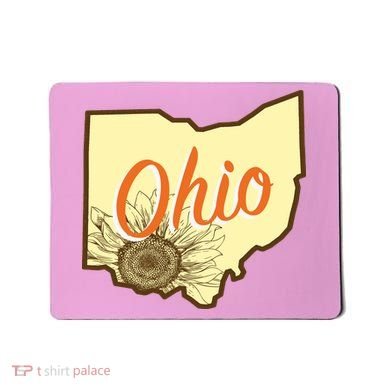 Ohio Floral Cute Flower Mousepad