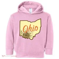 Ohio Floral Cute Flower Toddler Hoodie thumb 0