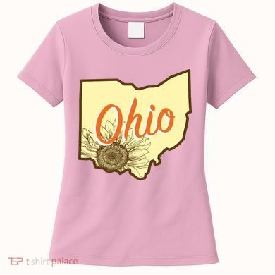 Ohio Floral Cute Flower Women's T-Shirt
