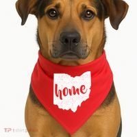 Ohio Home State USA-Made Doggie Bandana thumb 1