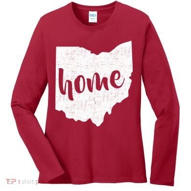 Ohio Home State Women's Long Sleeve Shirt
