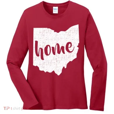 Ohio Home State Women's Long Sleeve Shirt