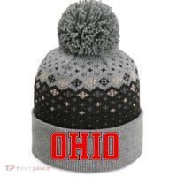 Ohio Jersey Block Logo The Baniff Cuffed Pom Beanie thumb 0