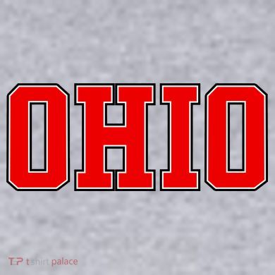 Ohio Jersey Block Logo Women's Racerback Cropped Tank