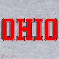 Ohio Jersey Block Logo Women's Racerback Cropped Tank thumb 2