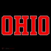 Ohio Jersey Block Logo Stripe Pom Pom Beanie thumb 2