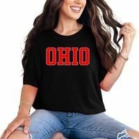 Ohio Jersey Block Logo Comfort Colors T-Shirt thumb 0