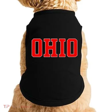 Ohio Jersey Block Logo Doggie Tank