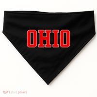 Ohio Jersey Block Logo USA-Made Doggie Bandana thumb 0