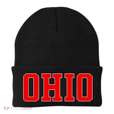 Ohio Jersey Block Logo Beanie