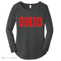 Ohio Jersey Block Logo Women's Perfect Tri Tunic Long Sleeve Shirt thumb 0
