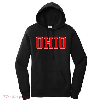Ohio Jersey Block Logo Women's Hoodie