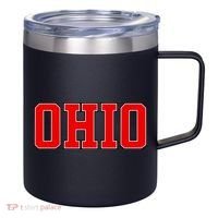 Ohio Jersey Block Logo 12oz Stainless Steel Coffee Mug thumb 0