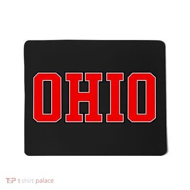 Ohio Jersey Block Logo Mousepad