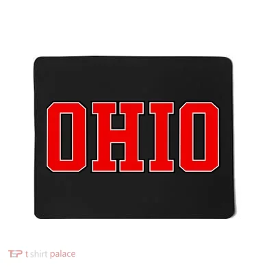 Ohio Jersey Block Logo Mousepad