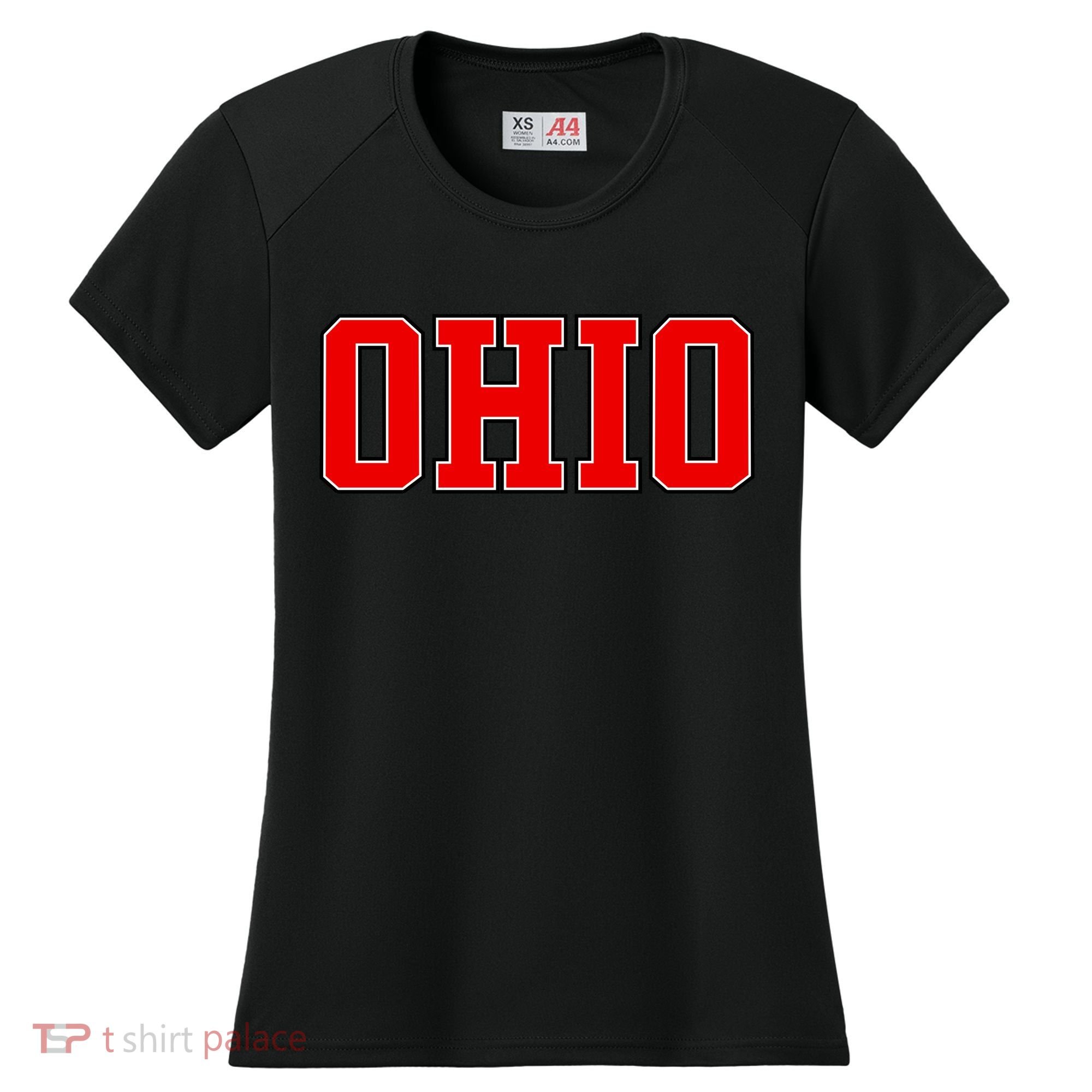 Ohio Jersey Block Logo Women's Cooling Performance Crew T-Shirt
