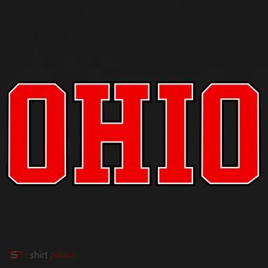 Ohio Jersey Block Logo Ornament