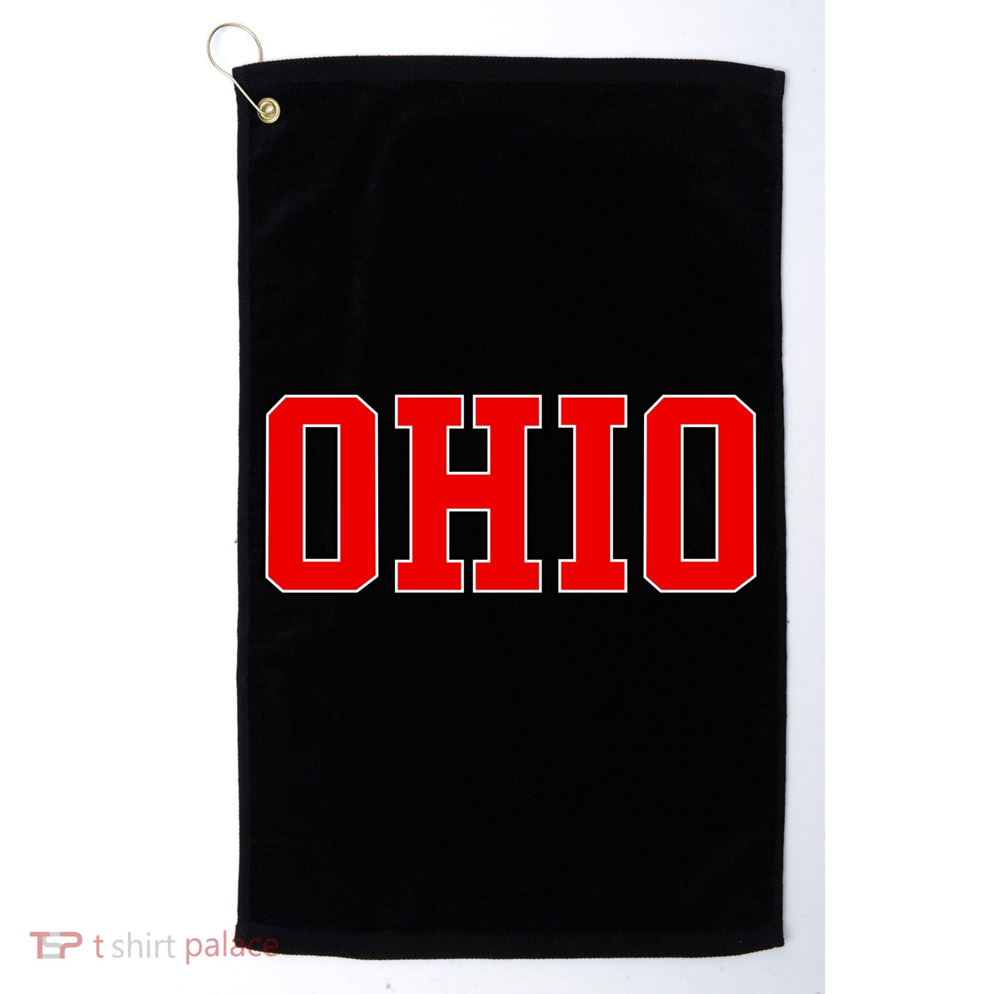 Ohio Jersey Block Logo Golf Towel