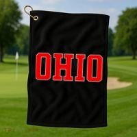 Ohio Jersey Block Logo Golf Towel thumb 1