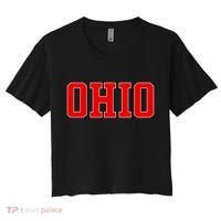 Ohio Jersey Block Logo Women's Crop Top Tee thumb 0