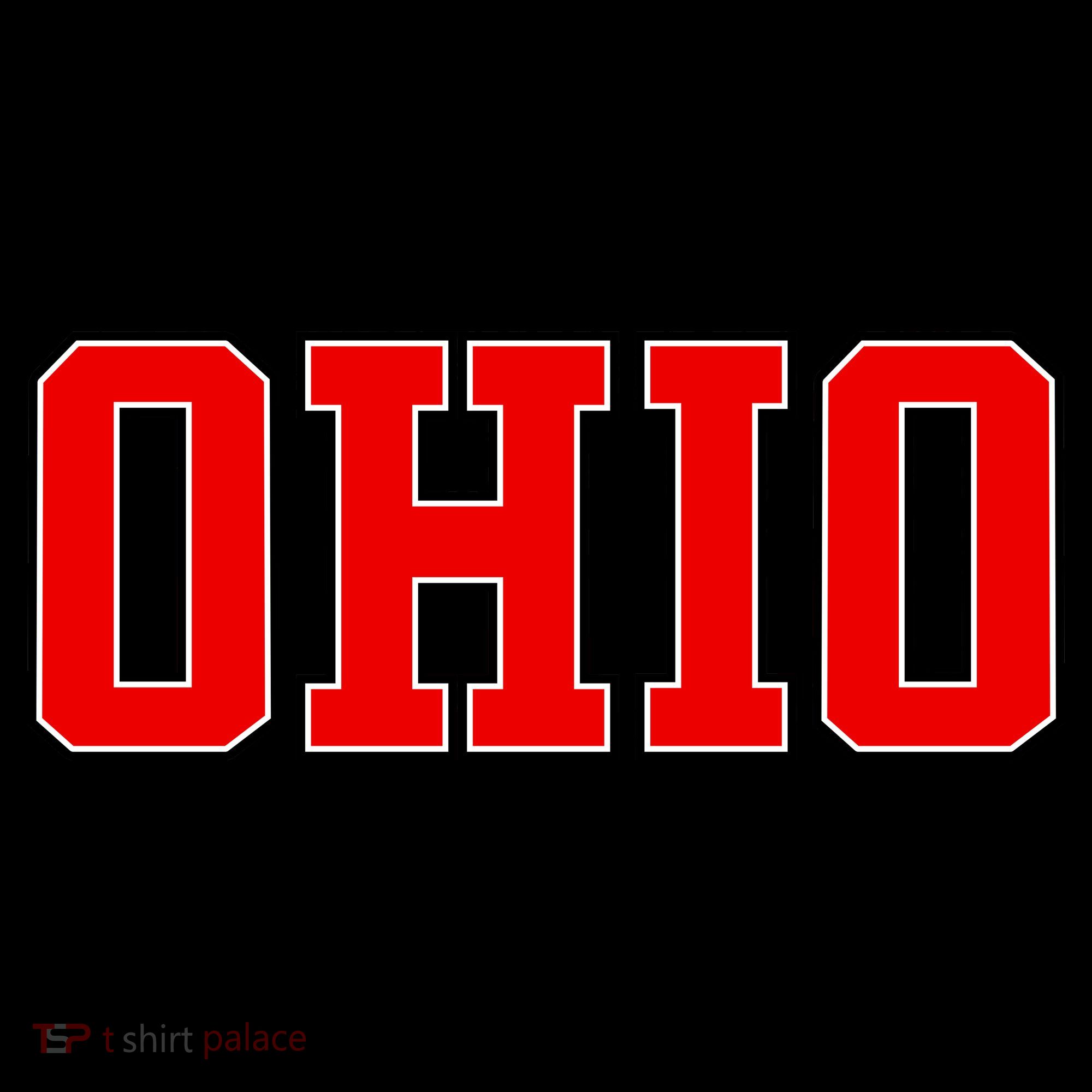 Ohio Jersey Block Logo Kids Colorblock Raglan Jersey