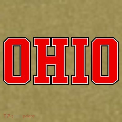 Ohio Jersey Block Logo Garment-Dyed Women's Muscle Tee