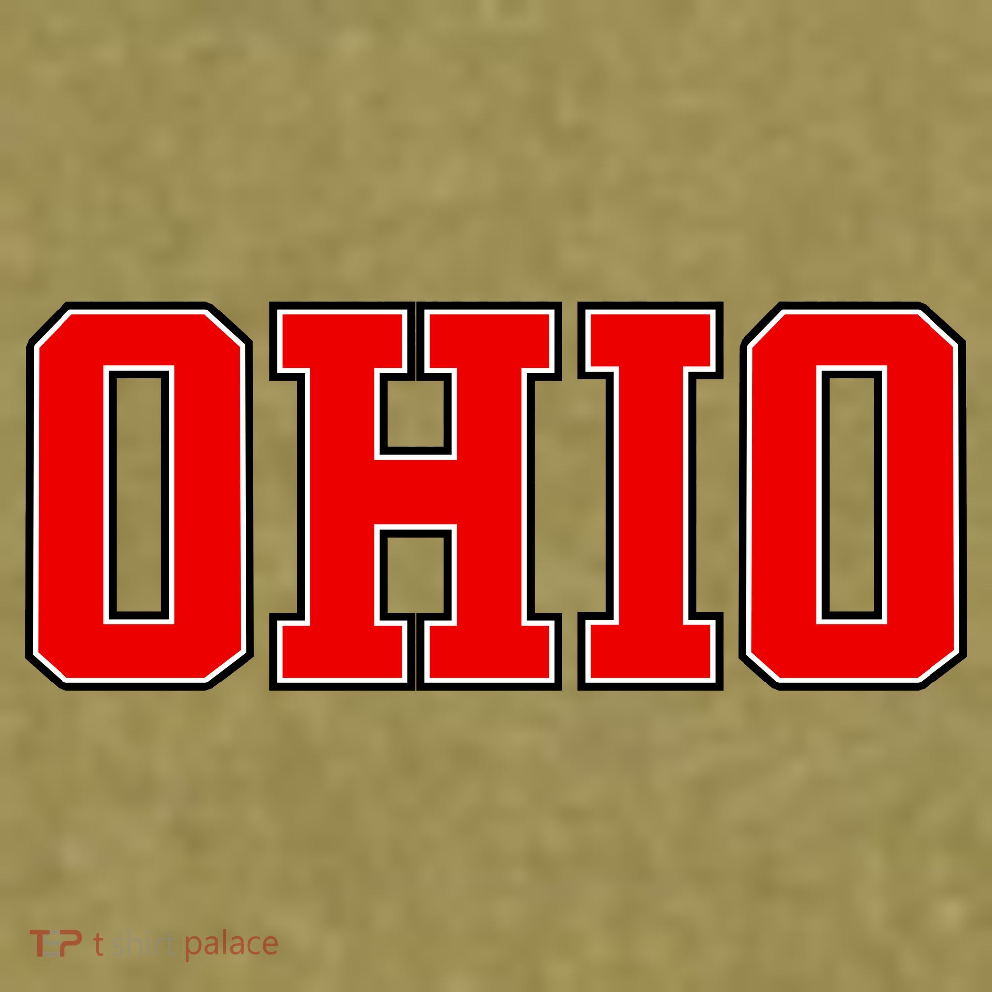 Ohio Jersey Block Logo Garment-Dyed Women's Muscle Tee