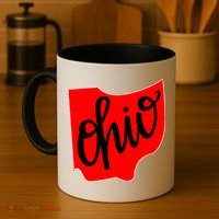 Ohio Outline State Coffee Mug thumb 4