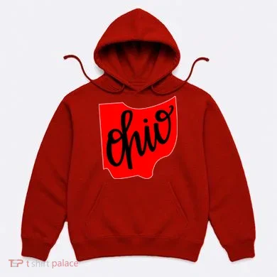 Ohio Outline State Hoodie