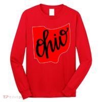 Ohio Outline State Long Sleeve Shirt thumb 0