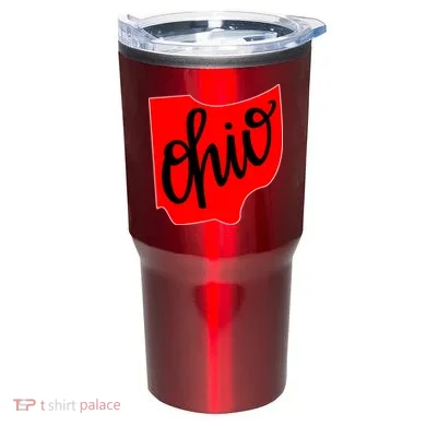 Ohio Outline State Tumbler