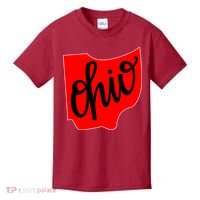 Ohio Outline State Kids T-Shirt thumb 0
