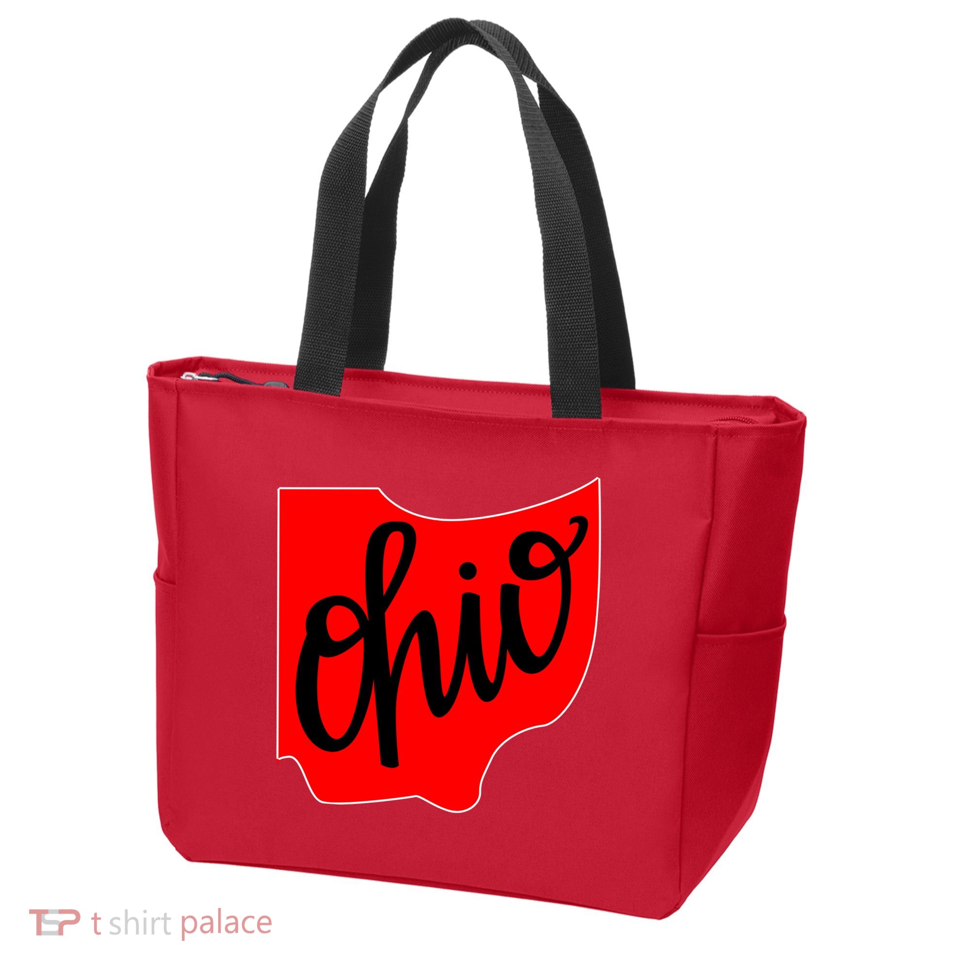 Ohio Outline State Tote Bag