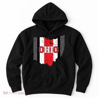Ohio State Pride Striped Hoodie