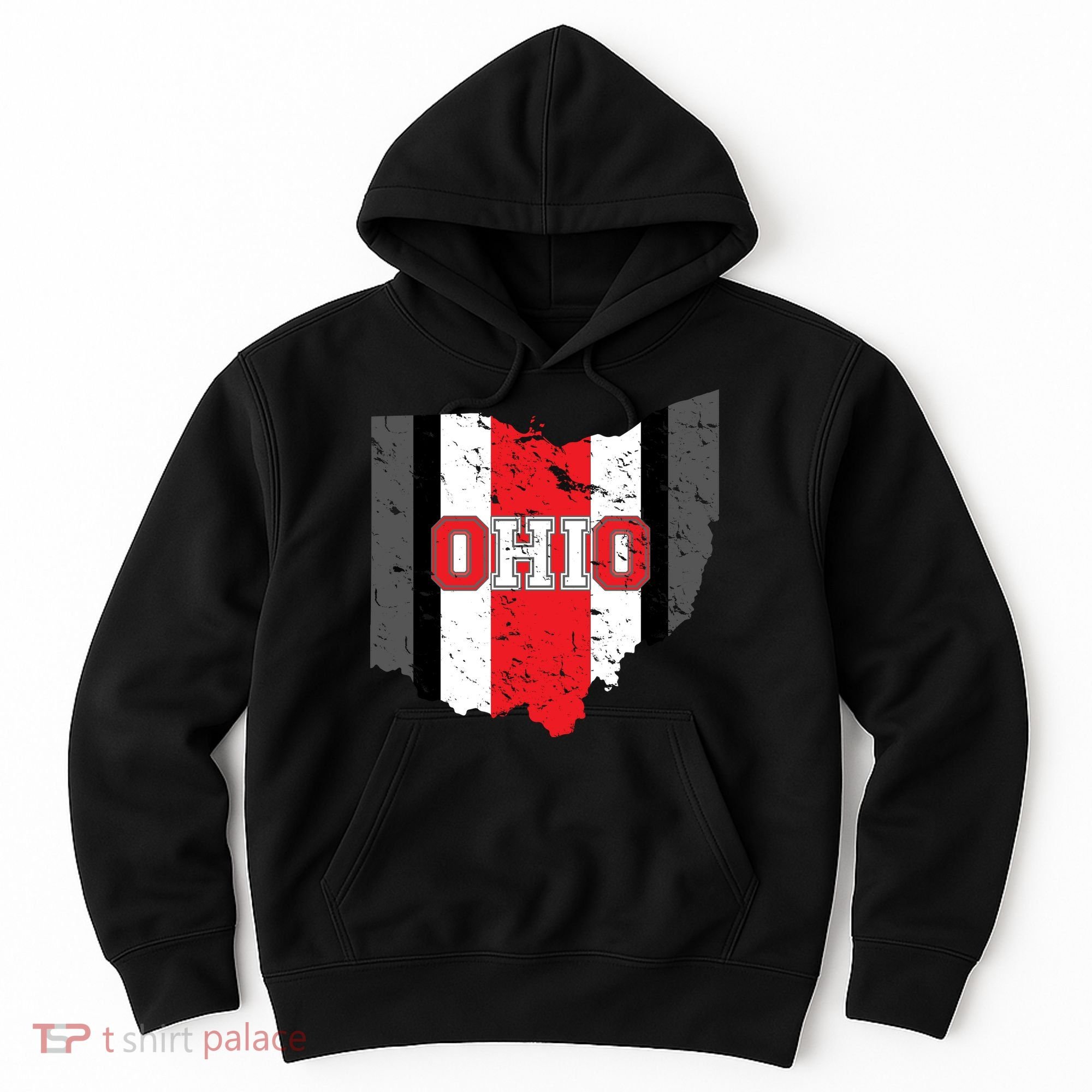 Ohio State Pride Striped Hoodie