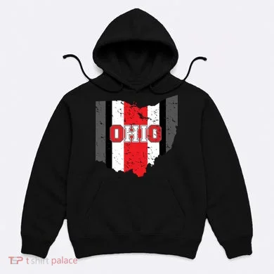 Ohio State Pride Striped Hoodie