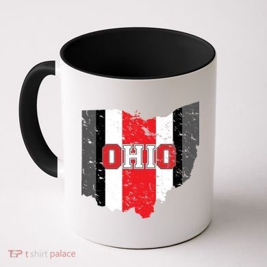 Ohio State Pride Striped Coffee Mug