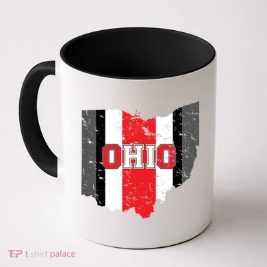 Ohio State Pride Striped Coffee Mug